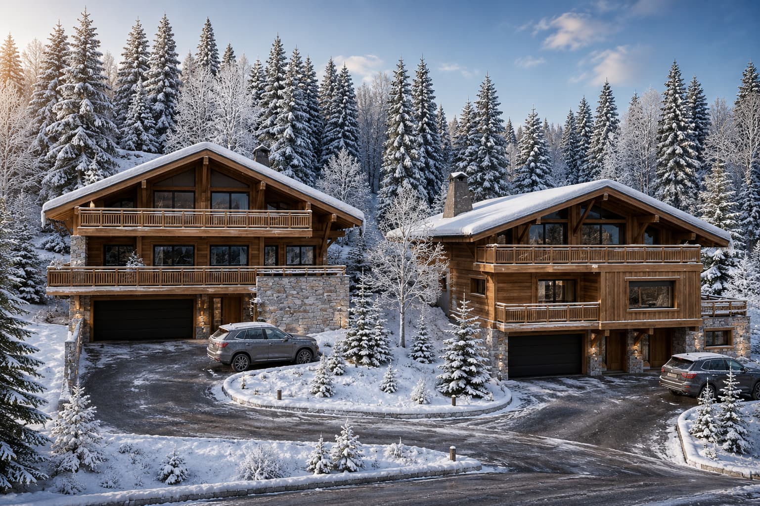 Chalets de la Massouderie II — new-build property in Les Gets