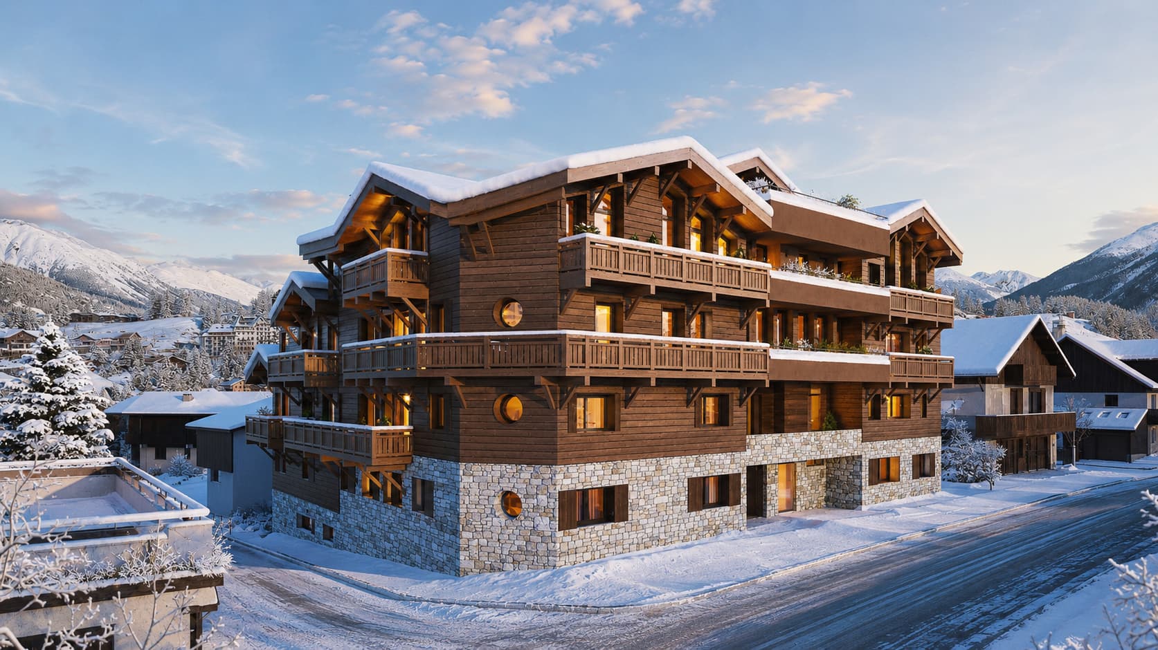 The Heritage — new-build property in Morzine