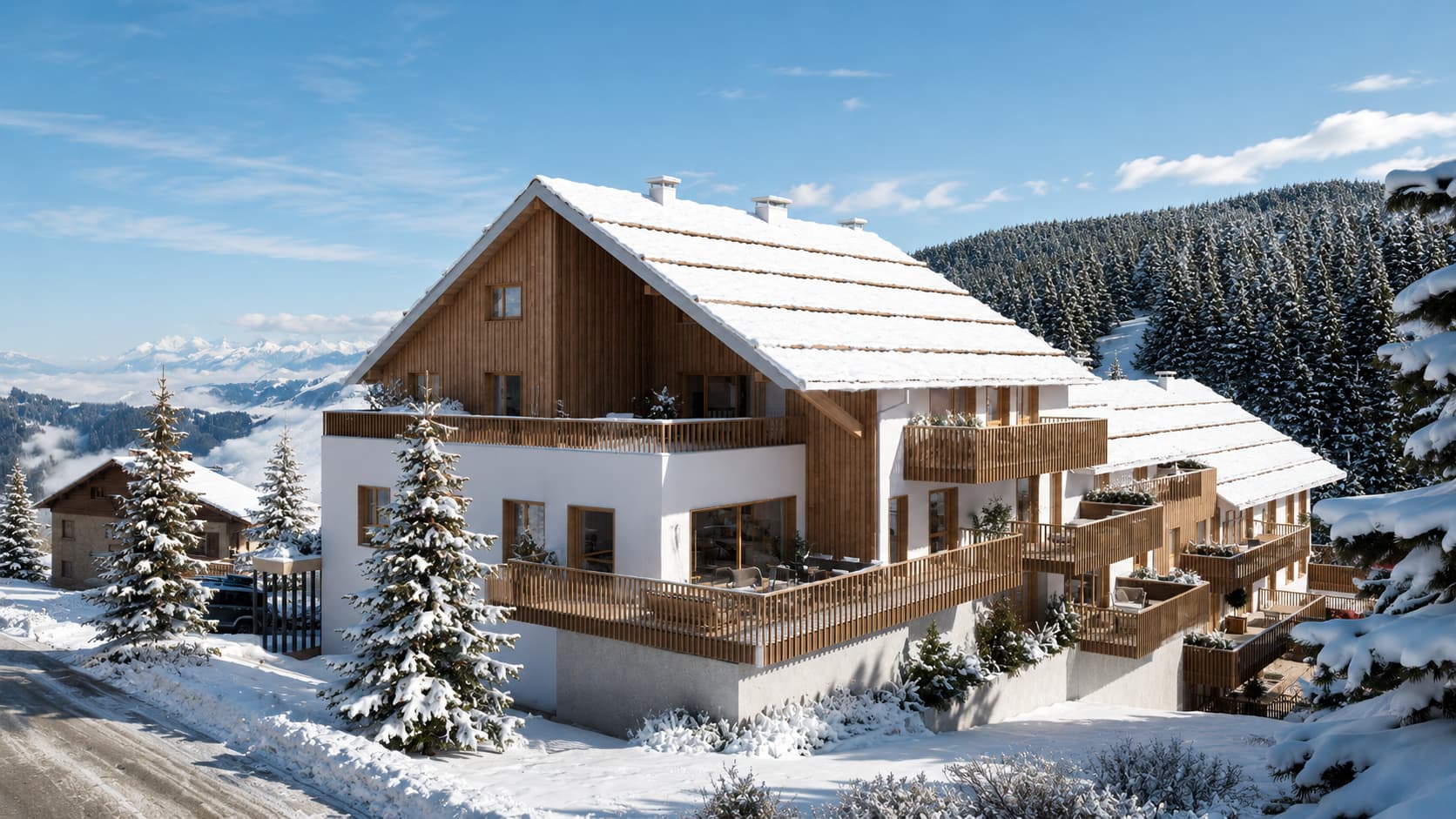 Les Lodges — new-build property in Vars