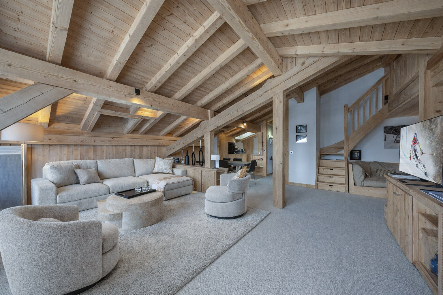 3-Bed Ski-In/Ski-Out on Mont d'Arbois Golf — resale property in Megève