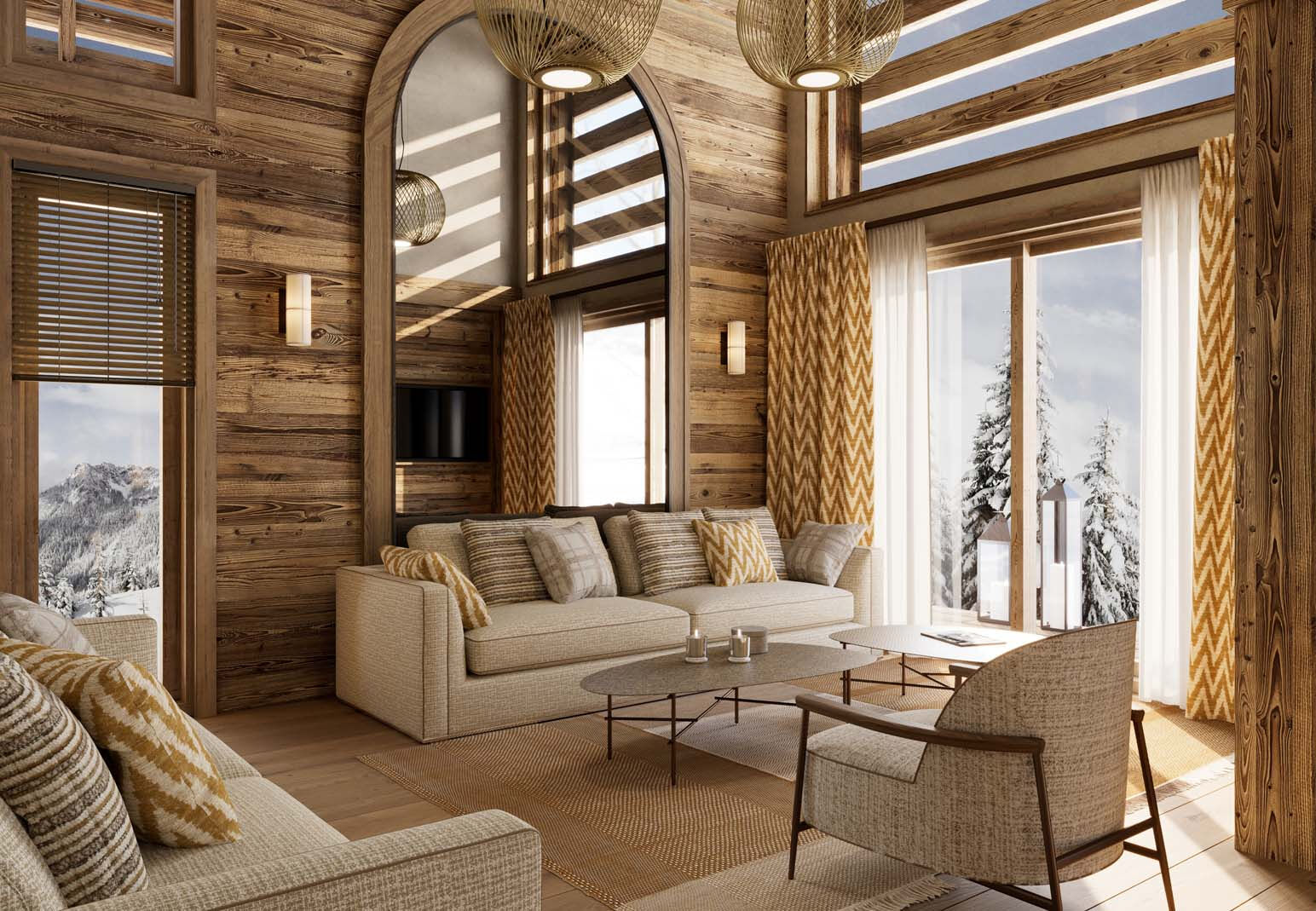 3-Bedroom Triplex in La Belle aux Bois — resale property in Megève